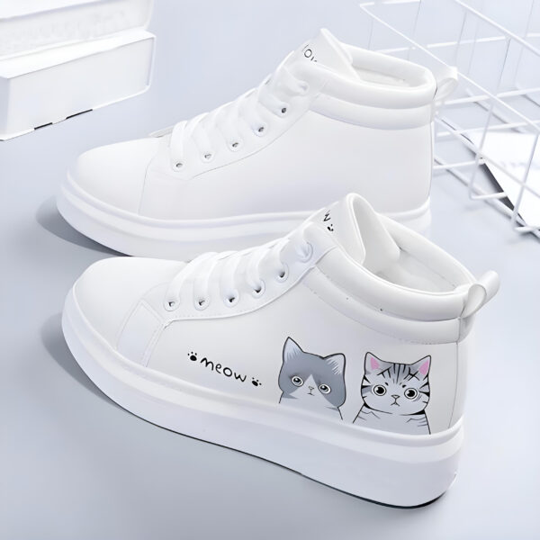 GATO BLANCO BOTA BOTA TENIS GATO BLANCO